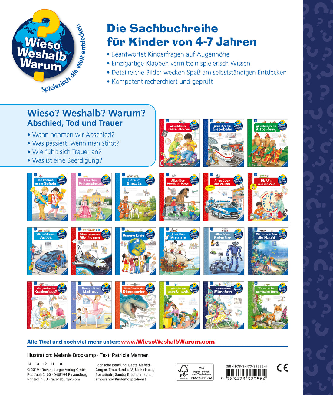 Ravensburger AG 978-3-473-32956-4 Wieso? Weshalb? Warum?, Band 42: Abschied, Tod und Trauer (2)