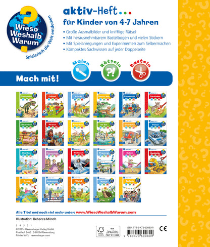 Ravensburger AG 978-3-473-60080-9 Wieso? Weshalb? Warum? aktiv-Heft - Schule (2)