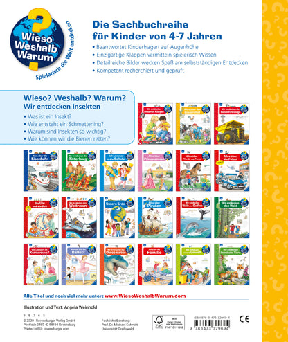 Ravensburger Verlag  978-3-473-32969-4 Wieso? Weshalb? Warum?, Band 39: Wir entdecken Insekten (2)