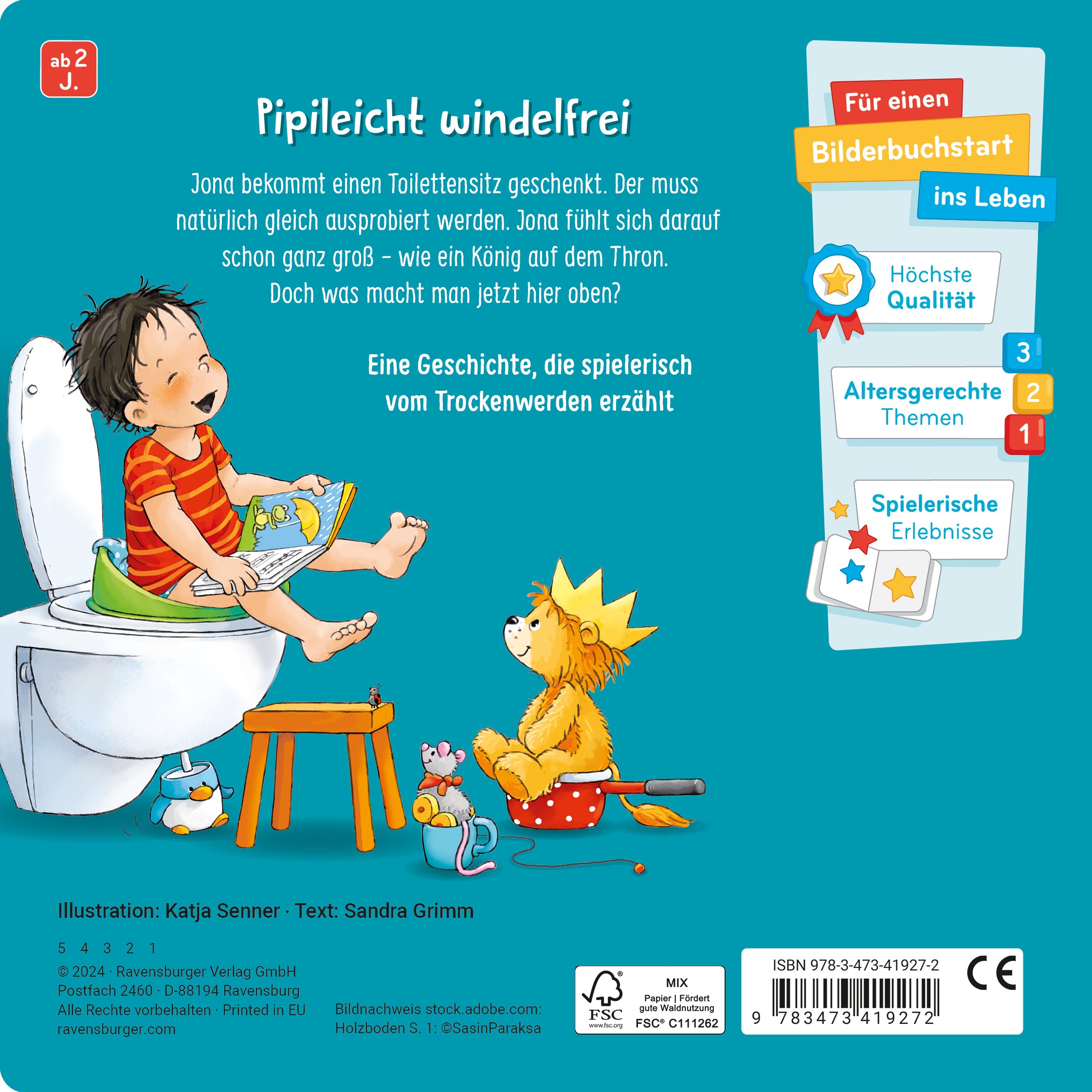 Ravensburger Verlag  978-3-473-41927-2 Der kleine Klo-König (2)
