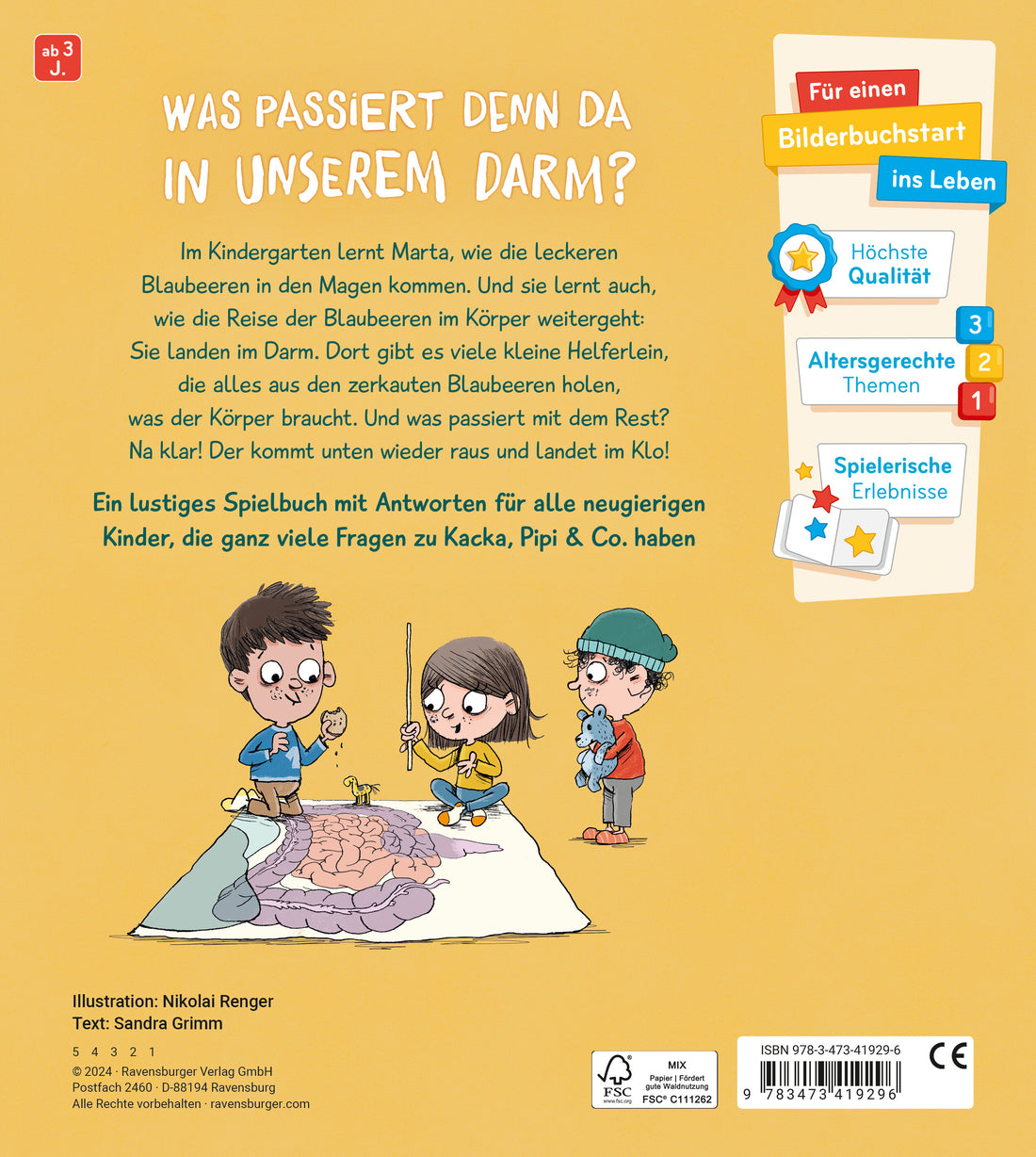 Ravensburger Verlag  978-3-473-41929-6 Und was genau ist Kacka? Antworten für neugierige Kinder (2)