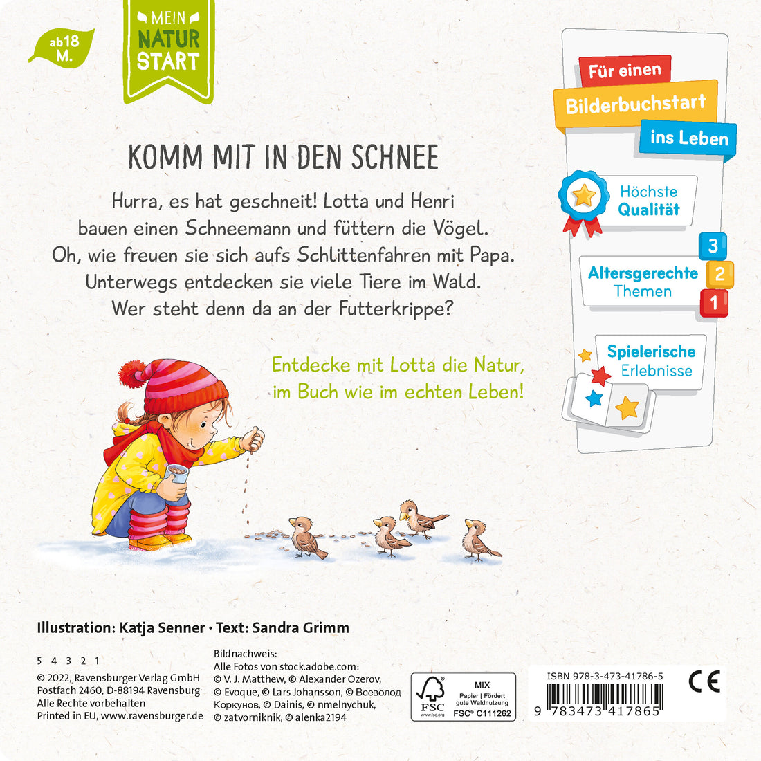 Ravensburger Verlag  9783473417865 Lotta entdeckt die Welt: Im Winter (2)