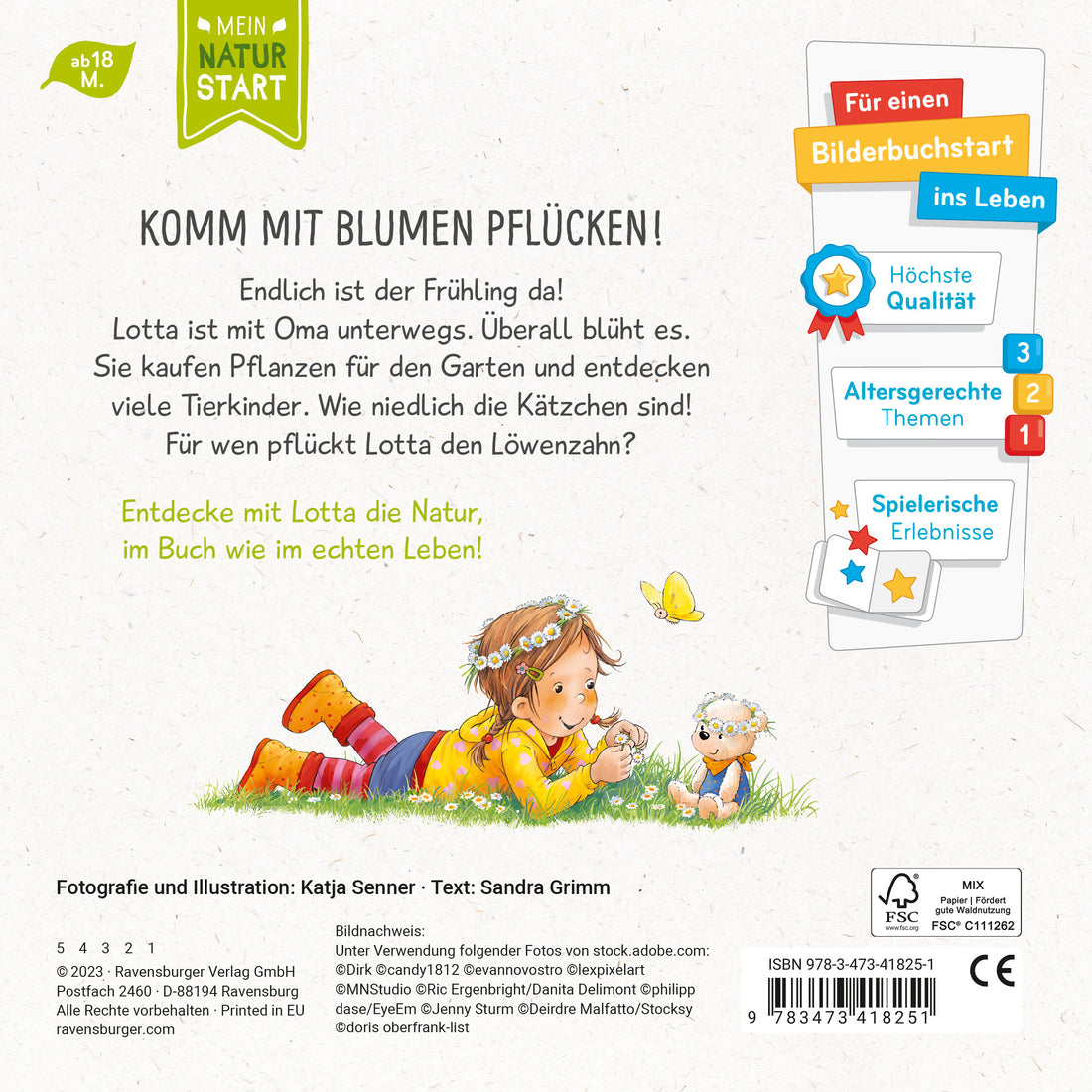 Ravensburger Verlag  9783473418251 Lotta entdeckt die Welt: Im Frühling (2)
