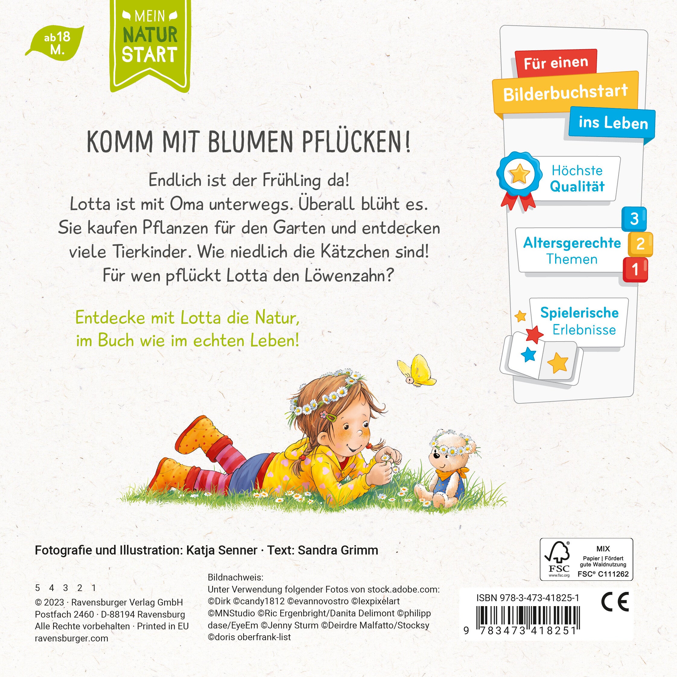 Ravensburger Verlag  9783473418251 Lotta entdeckt die Welt: Im Frühling (2)