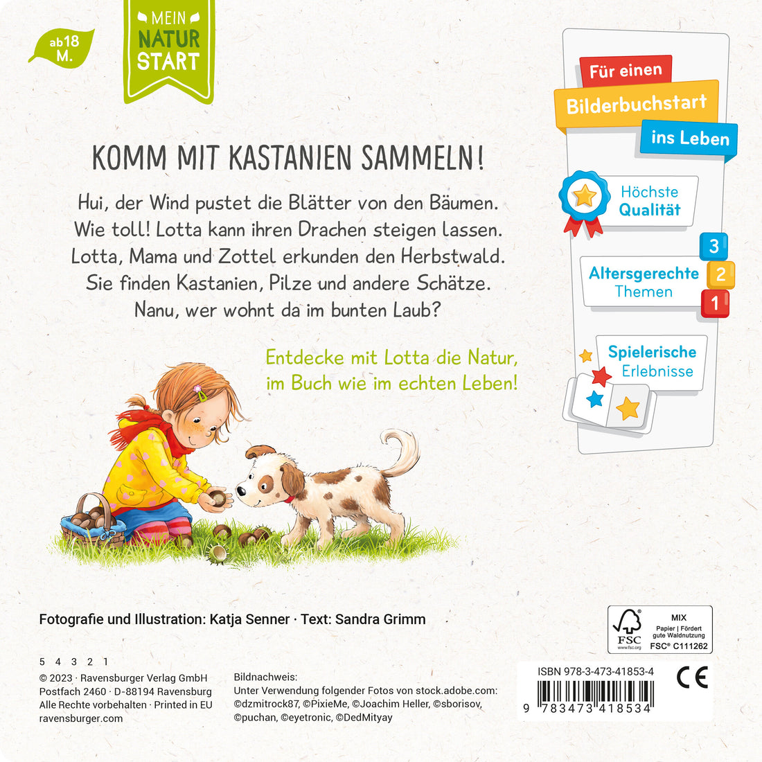 Ravensburger Verlag  9783473418534 Lotta entdeckt die Welt: Im Herbst (2)