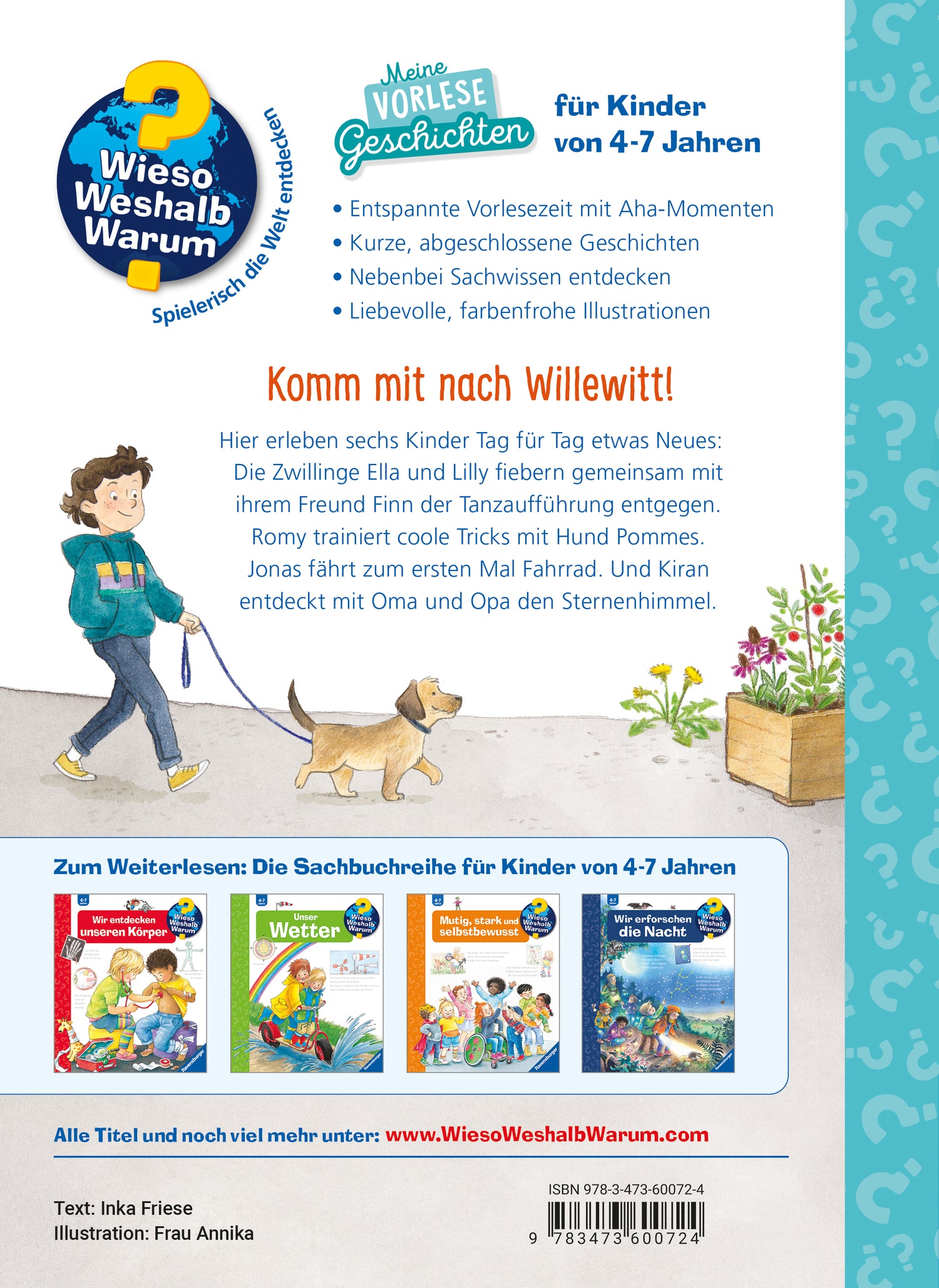 Ravensburger Verlag  9783473600724 Wieso? Weshalb? Warum? Meine Vorlesegeschichten, Band 1: Was erleben wir Tag für Tag? (2)