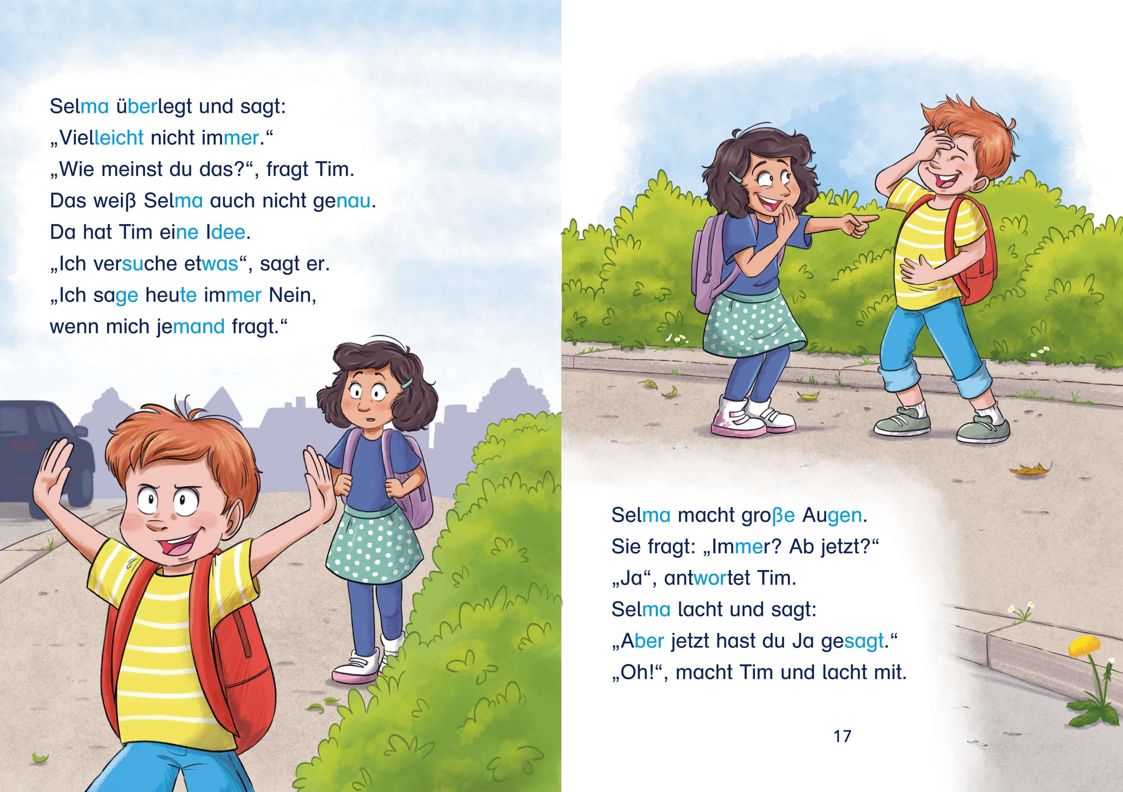  Sag laut Nein, und geh nicht mit! Bücherbär: Erstlesebuch mit Silbentrennung. Spanne Stefan Gemmel 9783401721484 Arena Ve...