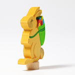 Grimm's Steckfigur Hase mit Korb