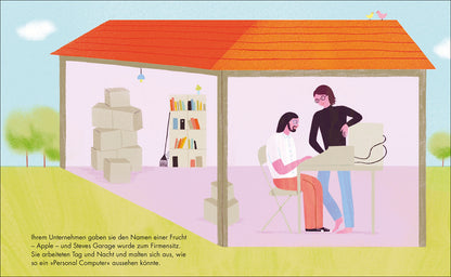  Steve Jobs Little People, Big Dreams. Deutsche Ausgabe | Kind María Isabel Sánchez Vegara 9783458179771 Insel Verlag (2)