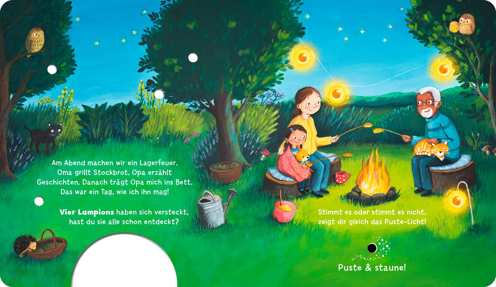 Thienemann - Esslinger  9783480239443 Mein Puste-Licht-Buch: Ein Tag, wie ich ihn mag! (4)