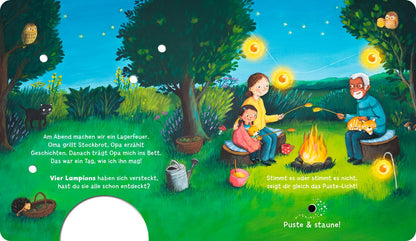 Thienemann - Esslinger  9783480239443 Mein Puste-Licht-Buch: Ein Tag, wie ich ihn mag! (4)