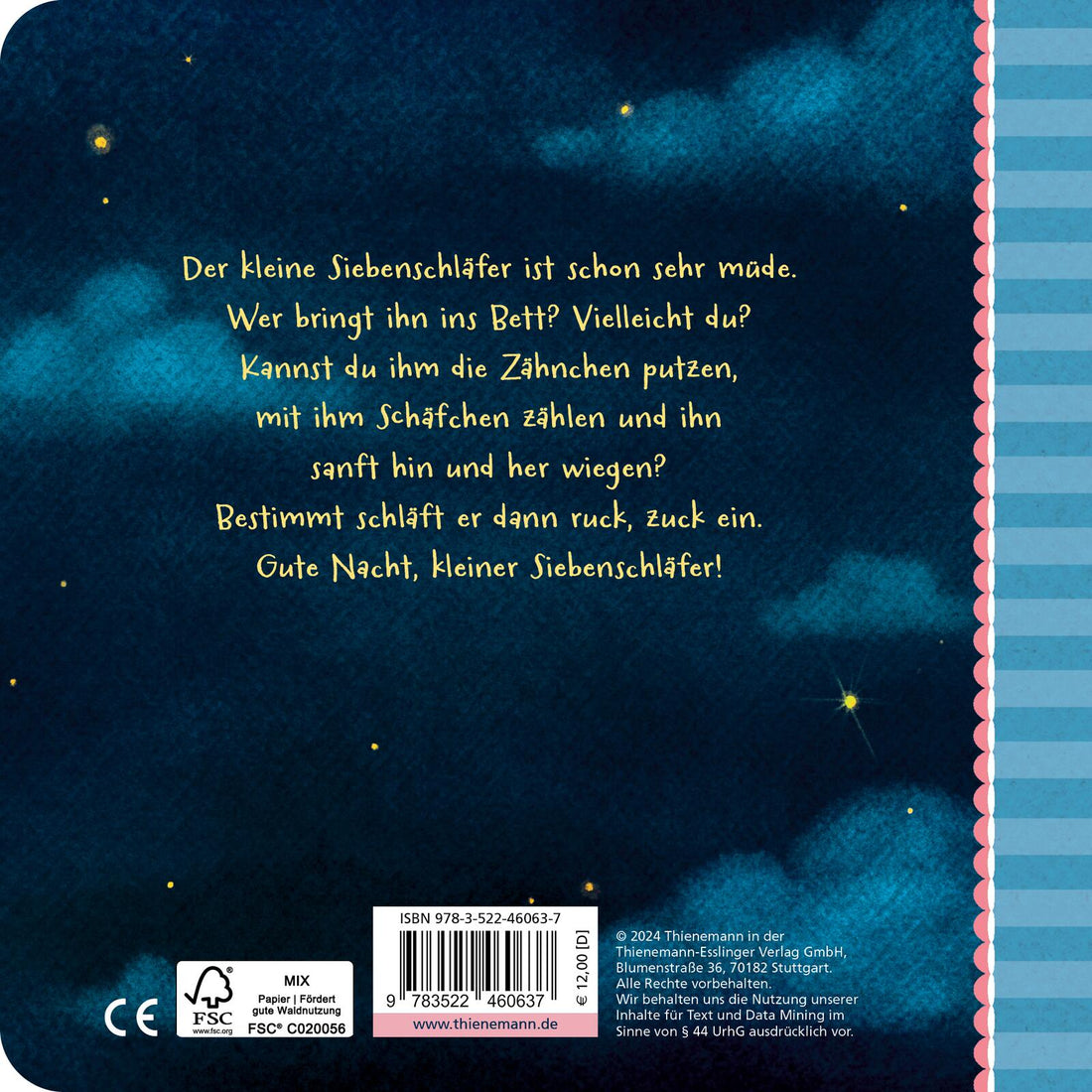 Thienemann - Esslinger  9783522460637 Der kleine Siebenschläfer: Bringst du mich ins Bett? (2)