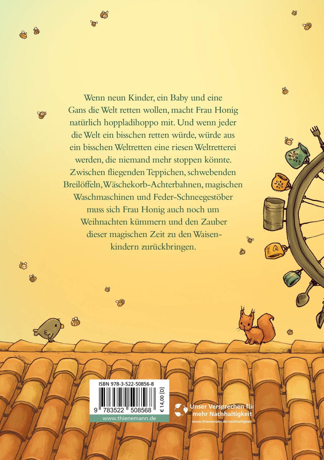 Thienemann - Esslinger  9783522508568 Frau Honig: Frau Honig rettet ein bisschen die Welt Magisches Kinderbuch ab 8 (2)