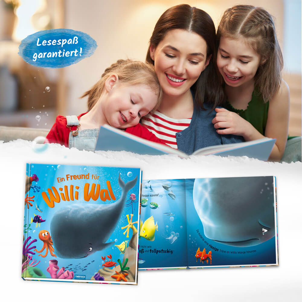  Trötsch Vorlesebuch Ein Freund für Willi Wal Beschäftigungsbuch Kinderbuch Geschichtenbuch 9783988021090 Trötsch Verlag G...