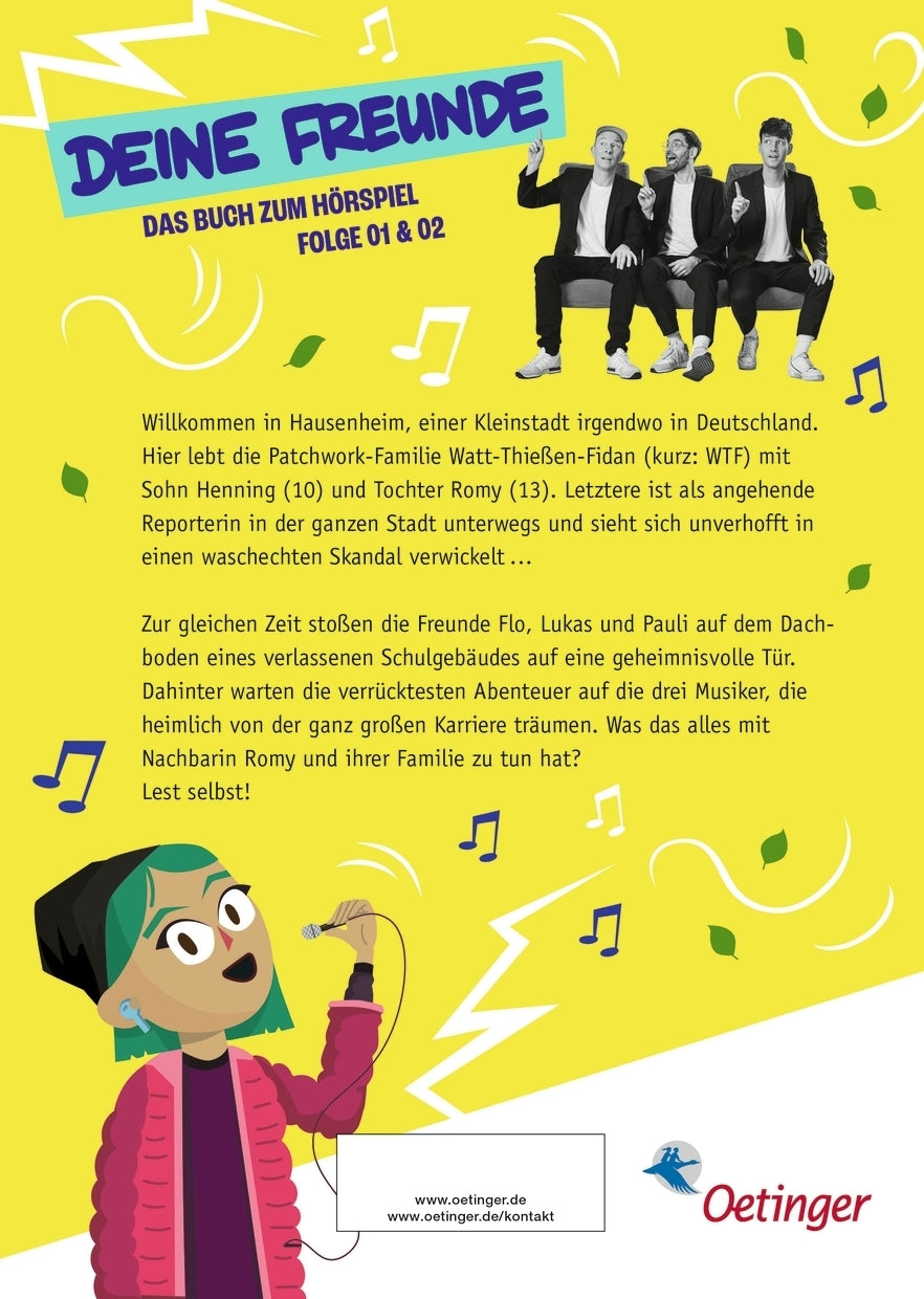  Tür zu, es zieht! Hausenheim Hood News und Kinderlalaland. Band 1 Neue Geschichten von und mit der coolsten Kinderba Frie...