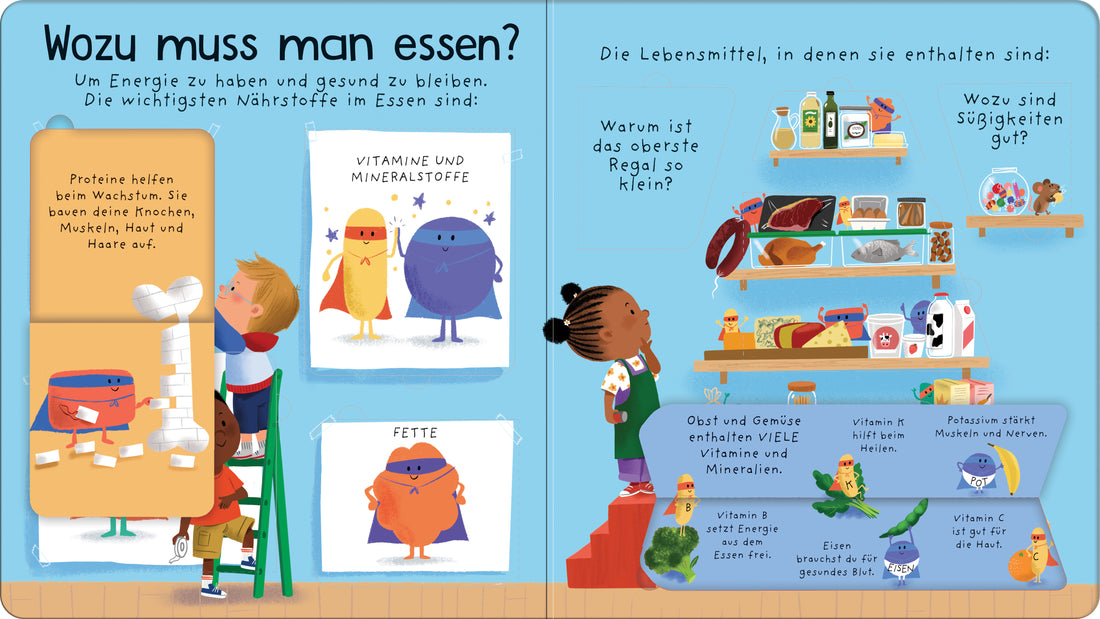 Usborne im dtv 978-1-03-570118-6 Erstes Aufklappen und Verstehen: Kauen, schlucken und verdauen (2)