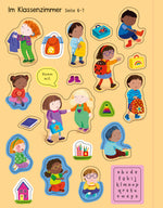 Usborne im dtv 978-1-03-570123-0 Mein erstes Stickerbuch: Ein Tag in der Schule (3)