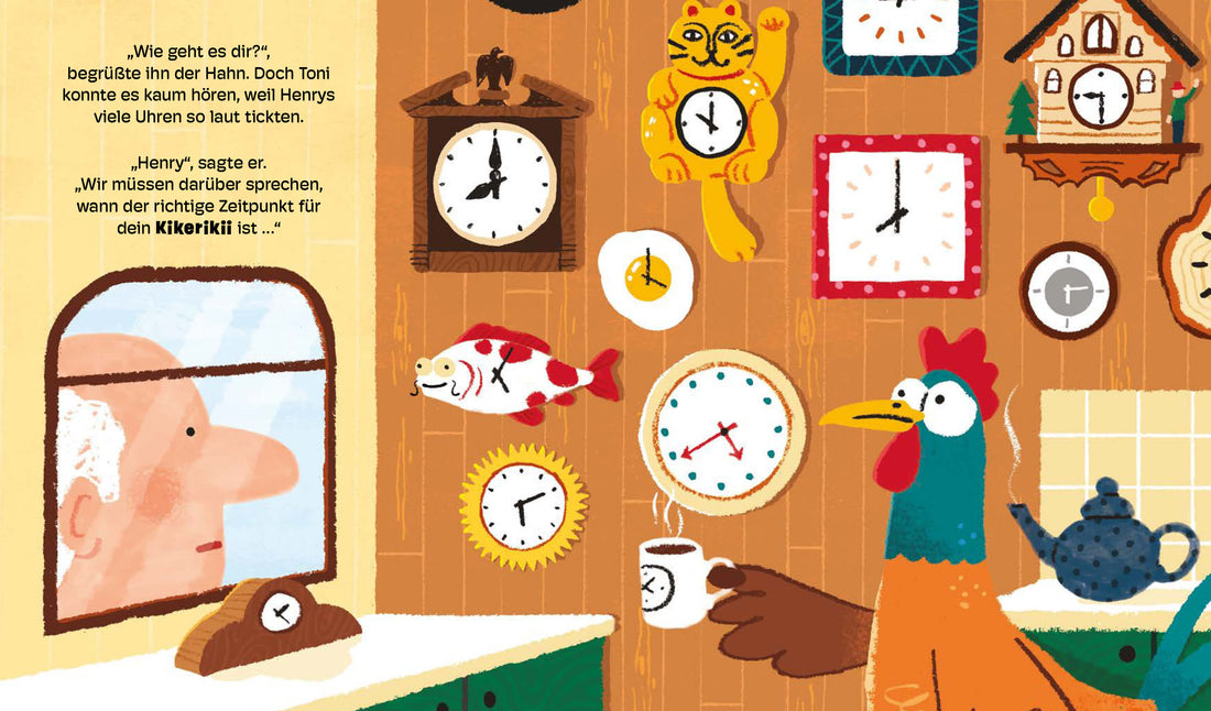  Voll verkräht, Henry Hahn! Humorvolles Bilderbuch für Kinder ab 3 zum Kennenl Michael Parkin 9783961294909 Karibu (2)