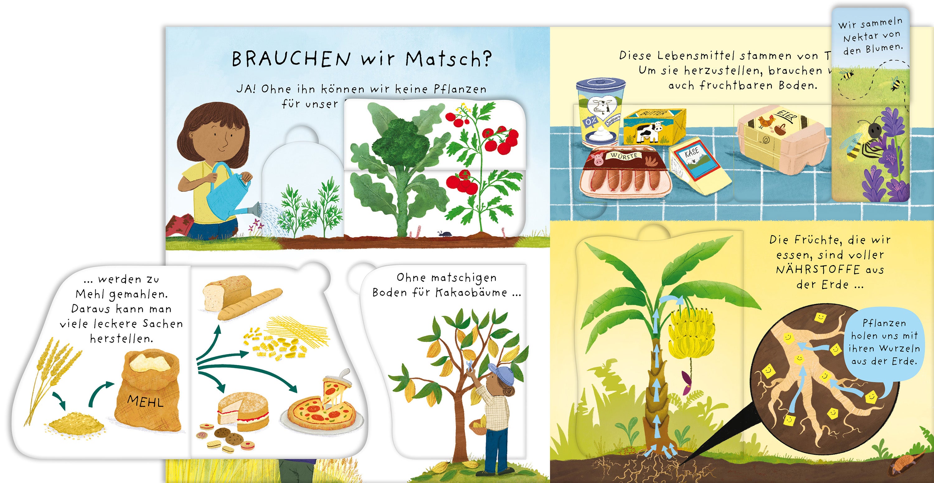  Was ist eigentlich Matsch? Sachbilderbuch mit über 35 Klappen zeigt, was den  978-1-0357-0334-0 Usborne im dtv (2)