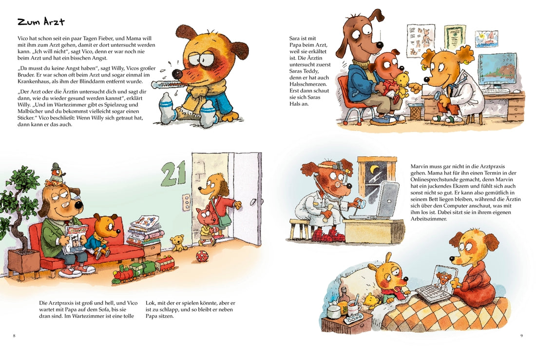  Was passiert beim Kinderarzt? Alles über Schnupfennasen, Gipsbeine und Trostpfla Mauri Kunnas 9783751206792 (2)