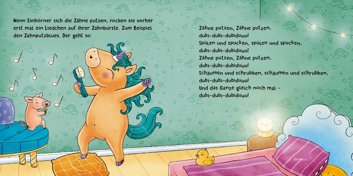  Weißt du, wie Einhörner ihre Zähne putzen? Ruby van der Bogen 9783751207317 Friedrich Oetinger GmbH (2)