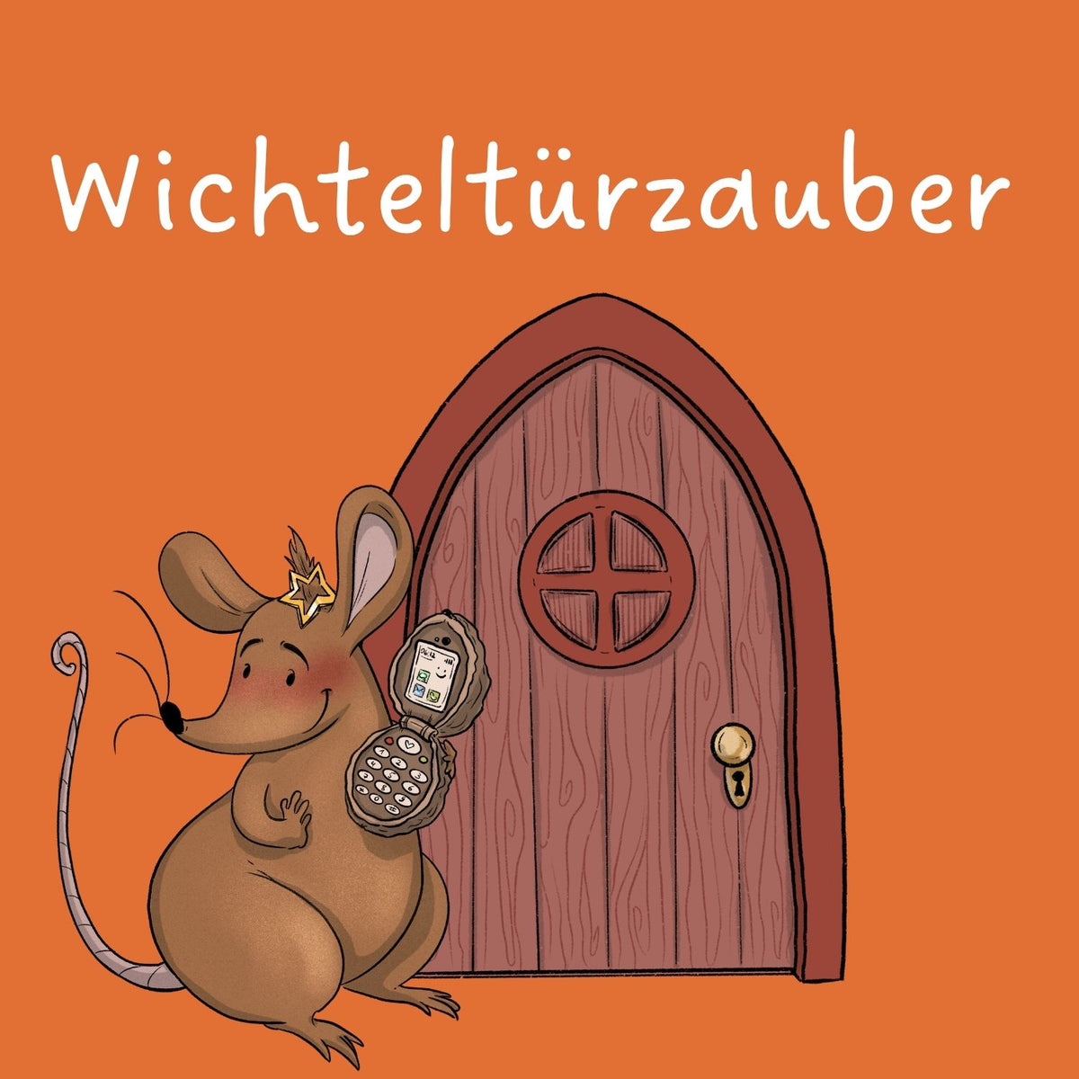 Titelbild Wichteltürzauber Adventsmaus Goldi Wichteltür