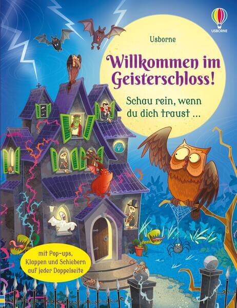  Willkommen im Geisterschloss! Schau rein, wenn du dich traust… Buch mit Pop-ups, 9781035702688 Usborne im dtv (1)