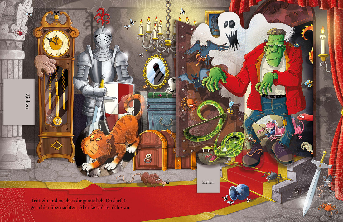  Willkommen im Geisterschloss! Schau rein, wenn du dich traust… Buch mit Pop-ups, 9781035702688 Usborne im dtv (2)