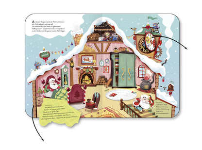  Wo ist die Mütze vom Weihnachtsmann? - Pappbilderbuch mit Klappen ab 3 Jahren. Weihnachtliches Mitma Emmanuelle Rey Annet...