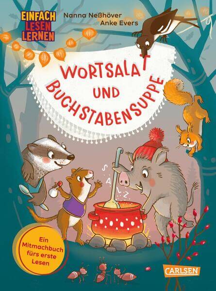  Wortsalat und Buchstabensuppe Einfach Lesen Lernen Nanna Neßhöver 9783551691316 Carlsen Verlag GmbH (1)