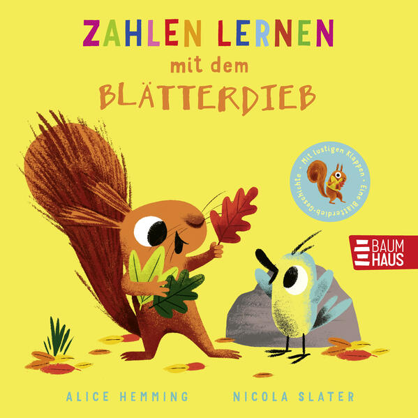  Zahlen lernen mit dem Blätterdieb Pappbilderbuch ab 2 Jahren mit extragroßen Klappen Alice Hemming 9783833910142 (1)