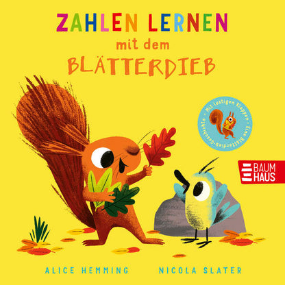  Zahlen lernen mit dem Blätterdieb Pappbilderbuch ab 2 Jahren mit extragroßen Klappen Alice Hemming 9783833910142 (1)