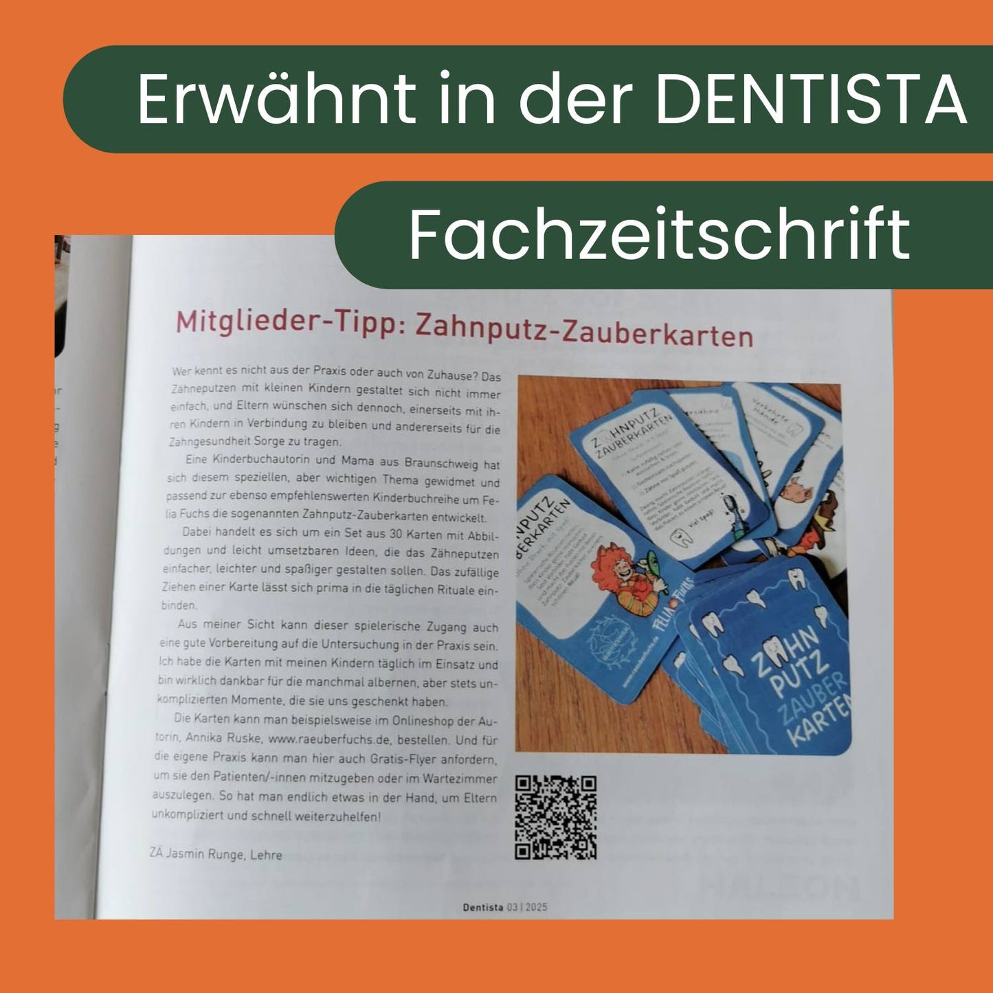 Felia Fuchs - Zahnputz Zauberkarten