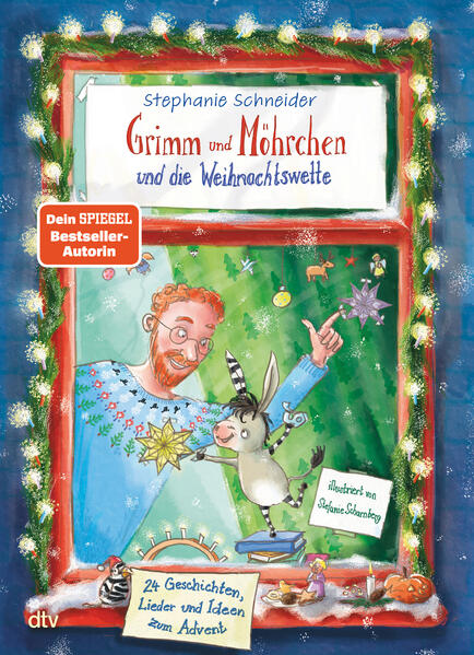 dtv Verlag  9783423764933 Grimm und Möhrchen und die Weihnachtswette – 24 Geschichten, Lieder und Ideen zum Advent (1)