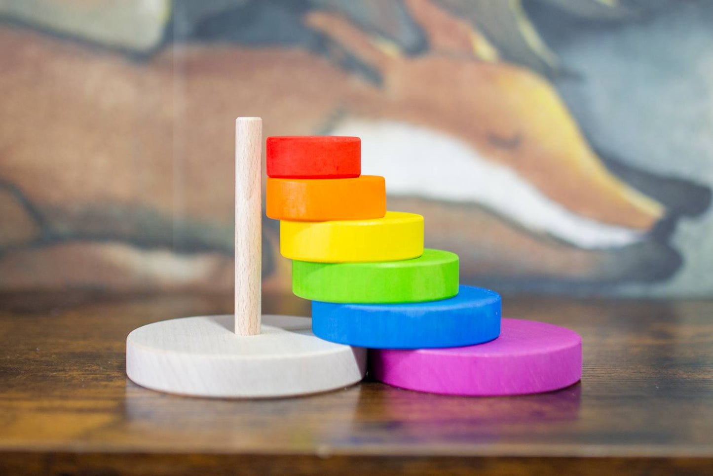 Goki: Stapelturm Regenbogen