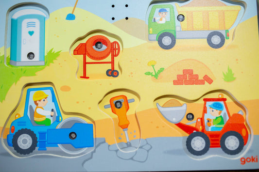 Goki: Soundpuzzle Baustelle