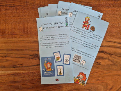 Felia Fuchs Zahnputz Zauberkarten Flyer