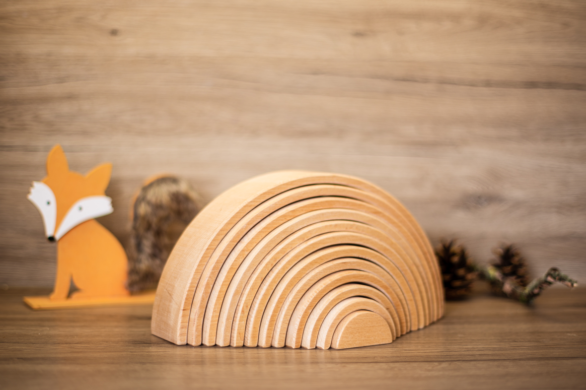 Regenbogen, Holz, groß