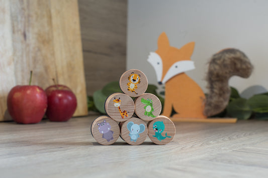 Knet-Stempel: Tiere